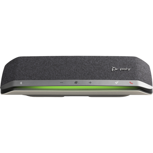 Haut-parleur mains libres fil/sans fil Bluetooth Poly Sync 40+ certifié USB-A/C Microsoft Teams HP - Argenté