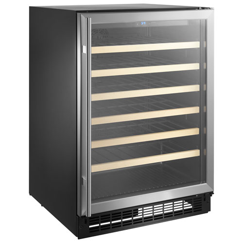 Insignia 24" 61-Bottle Built-In Wine Cooler (NS-BI1ZWC-C) - Only at Best Buy