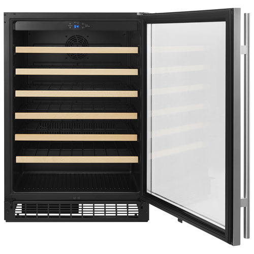 Insignia 24" 61-Bottle Built-In Wine Cooler (NS-BI1ZWC-C) - Only at Best Buy