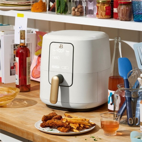 Beautiful 3 Qt Air Fryer with Turbo Crisp Technology by Drew Barrymore, 3Qt Air Fryer