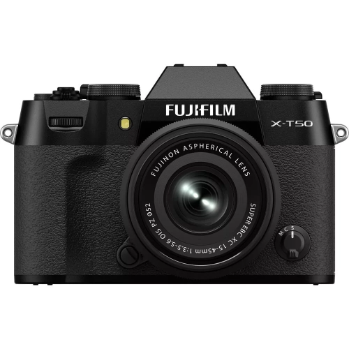 FUJIFILM X-T50 Mirrorless Camera with XC 15-45mm Lens - Accesssory Kit