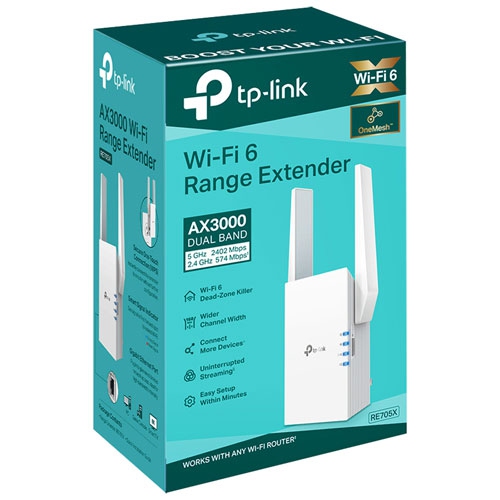 Brand New - TP-Link Wireless AX3000 Wi-Fi 6 Range Extender