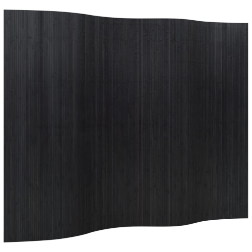 VIDAXL  Room Divider 165X250 Cm Bamboo In Black