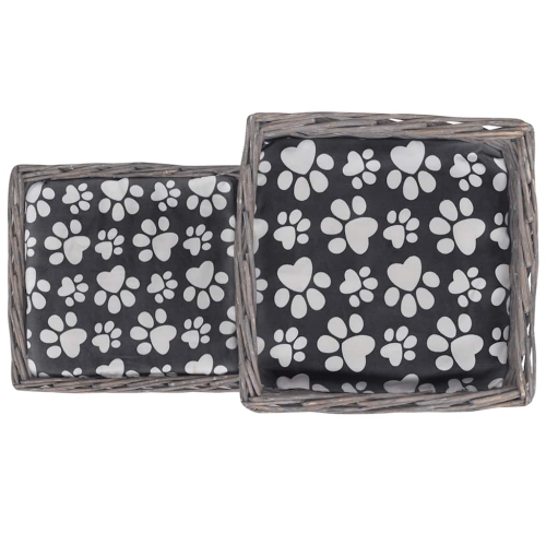 vidaXL Willow Cat Tree Pet House/Bed/Castle/Scratching Post with Cushion