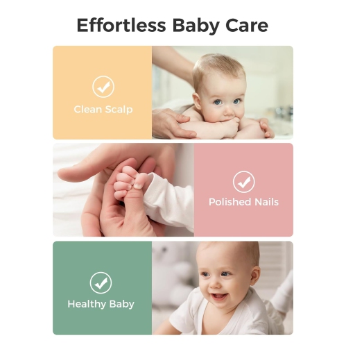 Momcozy Core Baby Kit, Baby Essential Kit for Grooming & Health & Cleansing Care, Includes Nail File Kits, Nasal Aspirator, Gas Relief Tubes, Bath