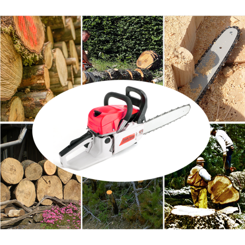 Scie à chaîne 52&nbsp;cc, moteur à barre de 20&nbsp;po, 2 temps, scie à chaîne à essence