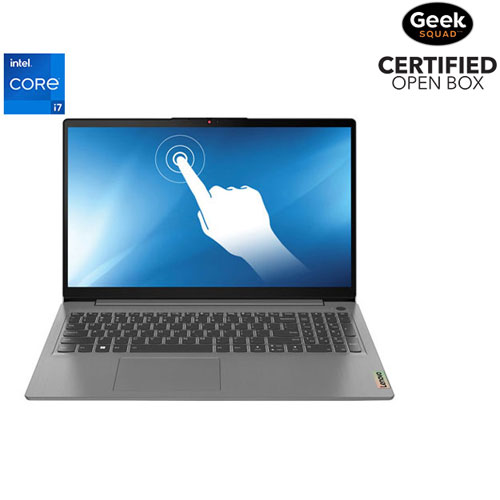 Image 1 of 1.. Open Box - Lenovo Ideapad 3i 15.6" Touchscreen Laptop -Arctic Grey