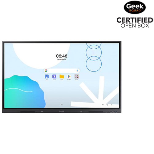 Boîte ouverte - Écran interactif Android UHD 4K de 75 po WAD de Samsung - Gris cosmique