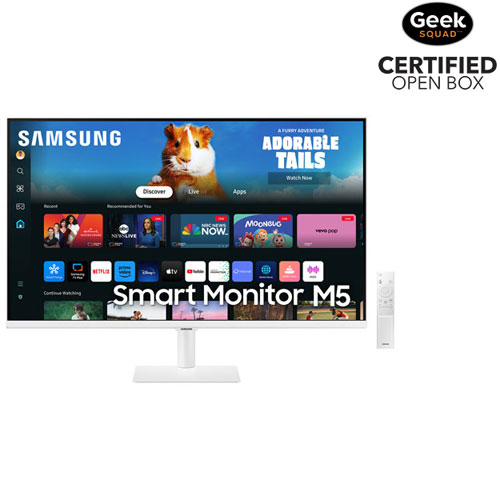 Open Box - Samsung 32" FHD 60Hz 4ms GTG VA LCD Gaming Monitor - White