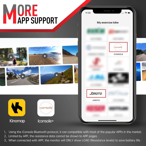 JOROTO X4S Bluetooth Exercise Bike Indoor Cycling Bike with Readable Magnetic Resistance and Belt Drive Stationary Bikes 330 Pounds Capacity 44 Days