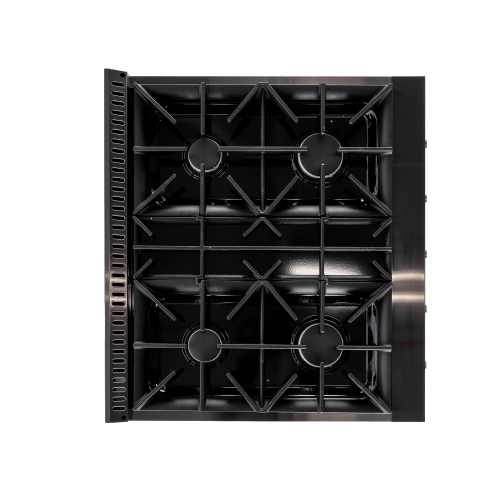 KUCHT Professional 30-inch 4.2 cu. ft. 4 Burners Dual Fuel Range for Natural Gas in Gemstone + Under Cabinet Range Hood - Only at Best Buy