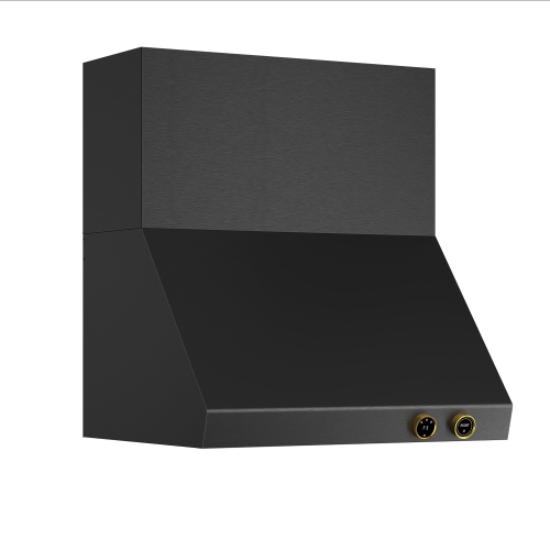 KUCHT Professional 30-inch 4.2 cu. ft. 4 Burners Dual Fuel Range for Natural Gas in Gemstone + Wall Mount Range Hood - Only at Best Buy