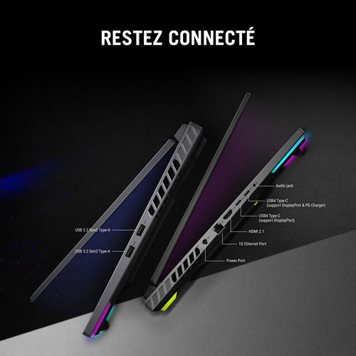 Portable de jeu 165 Hz de 16 po ROG Strix G16 d'ASUS