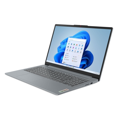 Lenovo IdeaPad Slim 3i 15.6" FHD Laptop, Intel Core i3-N305, 8GB 4800MHz LPDDR5 RAM, 256GB SSD, Arctic Grey, Windows 11 Home, Dolby Audio, Intel UHD