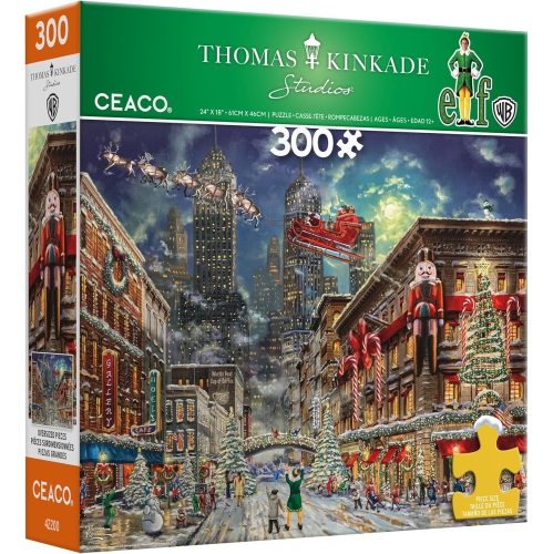 Ceaco Thomas Kinkade Oversized 300-Piece Puzzle Elf
