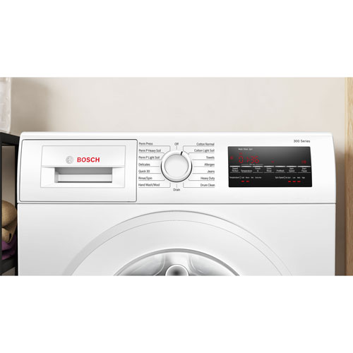 Bosch 300 Series 2.2 Cu. Ft. High Efficiency Compact Front Load Washer (WGA14400UC) - White