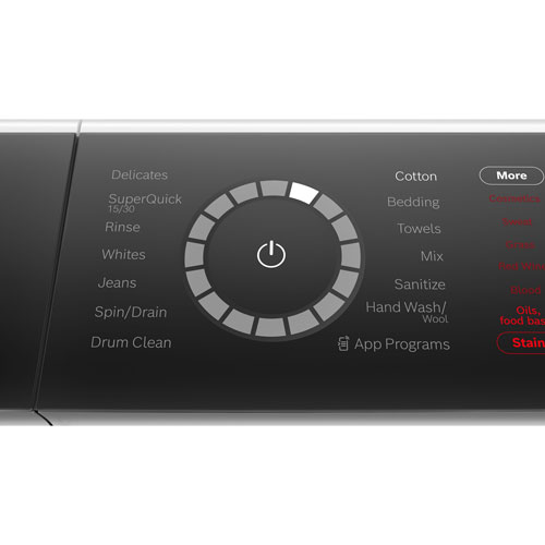 Laveuse à chargement frontal compacte haute efficacité de 2,4 pi³ série 500 de Bosch - Blanc