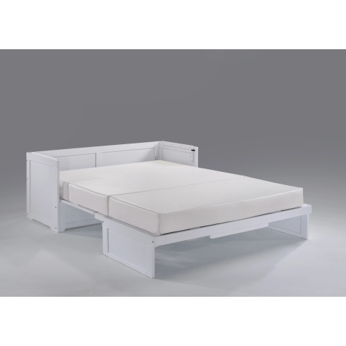 Night and Day Murphy Cube Cabinet Bed with Queen Size Gel Memory Foam Mattress