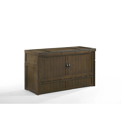 Night and Day Murphy Cube Cabinet Bed with Queen Size Gel Memory Foam Mattress