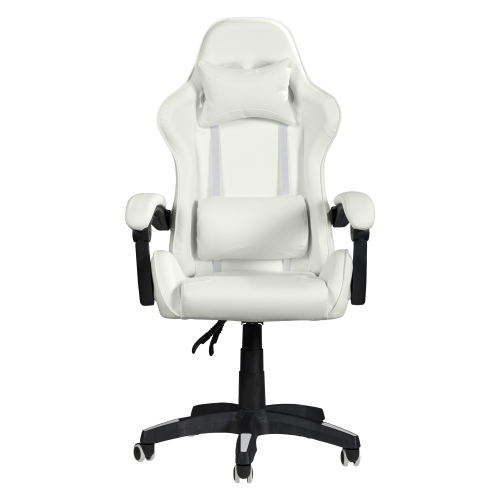 CorLiving Ravagers Ergonomic Adjustable Gaming Chair in White