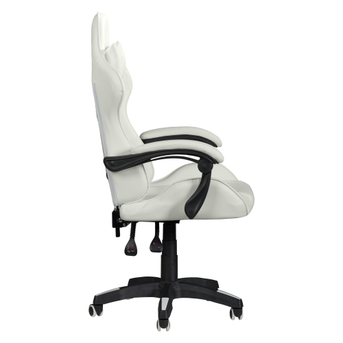 CorLiving Ravagers Ergonomic Adjustable Gaming Chair in White