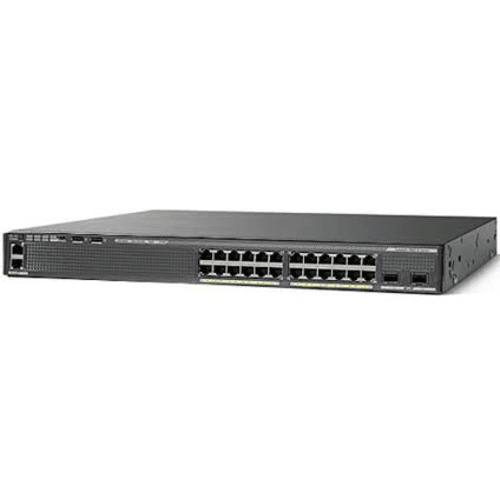 REFURBISHED GOOD Cisco WS-C2960X-24PD-L 2960X 24 port POE switch.