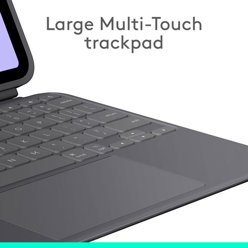 Logitech Combo Touch Keyboard Case with Trackpad for iPad Pro 11" - Graphite - English