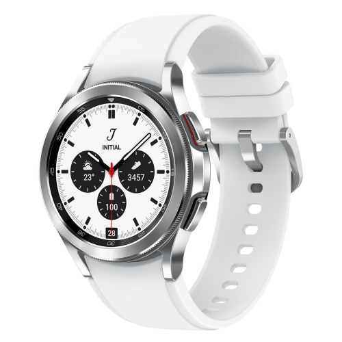 SAMSUNG  Refurbished (Excellent) - Galaxy Watch4 Classic 42MM (R885) Smartwatch With Heart Rate Monitor - In Silver