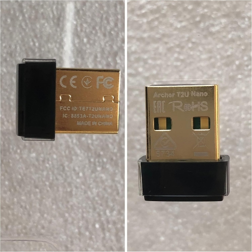 Mini - AC600 USB 2.0 Wifi Adapter - 2.4G/5G Dual Band Wireless Network Adapter for PC Desktop, Mini Travel Size, Supports Windows 11/10/8.1/8/7/XP,