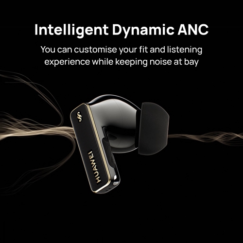 HUAWEI FreeBuds Pro 4，Dual-Driver True Sound, Stable & Clear Calls, Intelligent Dynamic ANC, Head Motion Controls, Compatible with iOS & Android,