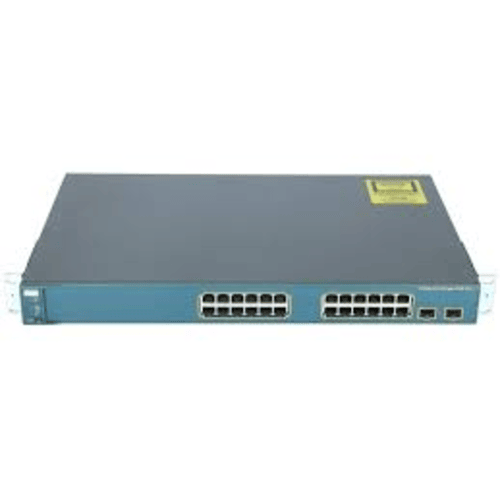 REFURBISHED GOOD Cisco WS-C3560-24PS-E 3560 24 port POE switch with IP service.
