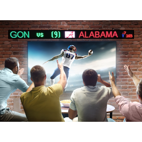 SKYBOXSPORTSNETWORK  Skybox Sports Network Titan 122” Sports And Stock Ticker / 16 Pixels X 6MM 65, 000 Color Led