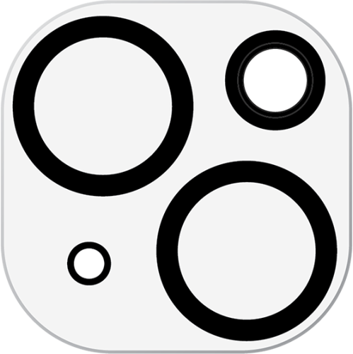 Protecteur d'écran en verre d'AT&T pour caméra - iPhone 14/14 Plus