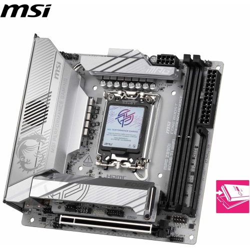 MSI MPG Z890I EDGE TI WIFI Mini-ITX Socket 1851 Motherboard 128GB, Wifi 7