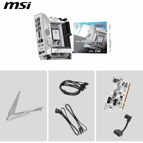 MSI MPG Z890I EDGE TI WIFI Mini-ITX Socket 1851 Motherboard 128GB, Wifi 7