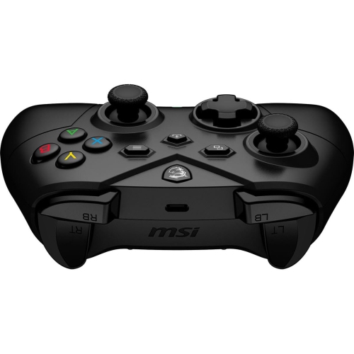 Manette de jeu sans fil pour PC FORCE GC300 de MSI - Noir, 2,4 GHz, Bluetooth, USB-C