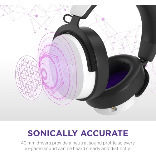 Casque de jeu avec fil pour PC Relay de NZXT - Blanc - Boîte ouverte