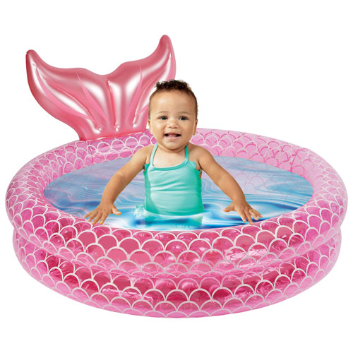 Piscine gonflable de sirènes pour enfants de Splash Buddies - Rose