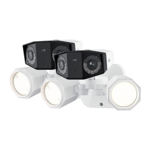 REOLINK  4K 180° Dual Lens Floodlight Security Camera, Person/vehicle Detection, Color Night Vision, Two-Way Audio, Power Over Ethernet (2 Pack)