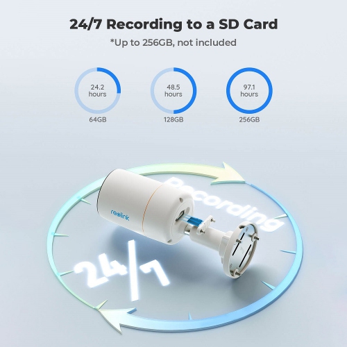 Reolink – Caméra de sécurité PoE 12&nbsp;Mpx pour surveillance vidéo, alertes personne/véhicule, vision nocturne couleur, audio bidirectionnel,