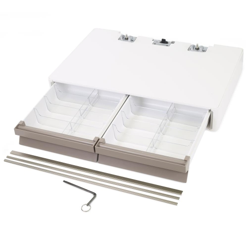 Ergotron CareFit Pro Double Drawer - White/Warm Grey -