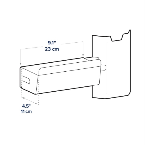 Ergotron Small Printer Bracket for Wall Track - White -
