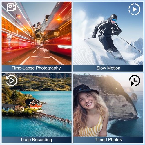 4K Ultra HD Camcorder Video Camera with True 48MP,Vlogging Camera for YouTube With Wi-Fi & App Control,Video Recorder with 3X Battery Life, 16X Zoom,