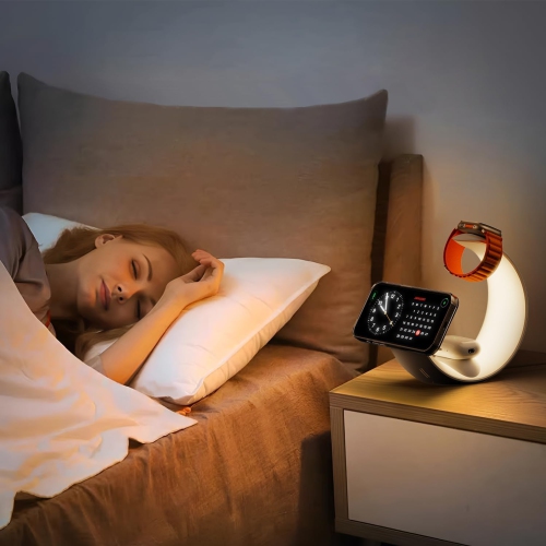 3 in 1 Wireless Charging Station for Apple iPhone 16/16 Pro Max/16 Pro/16 Plus/15/14/13/12/11/10/9/8/SE,Apple Watch,Airpods/Airpod Pro,Charger Stand