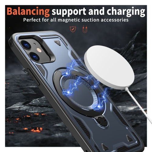 XCRS Defender Case Magsafe Cover, Magnetic Metal Kickstand Ring Holder Case for Apple iPhone 12 / 12 Pro 2020