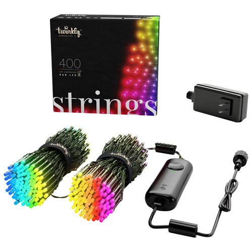 Image 1 of 1.. Open Box - Twinkly Strings Smart RGB LED Lights - 400 Lights