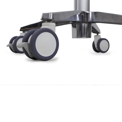 Ergotron StyleView Lean WOW SV10 Light-Duty Medical Cart - White/Aluminum -