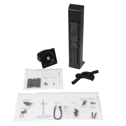 Ergotron WorkFit Single LD Monitor Kit - Black -