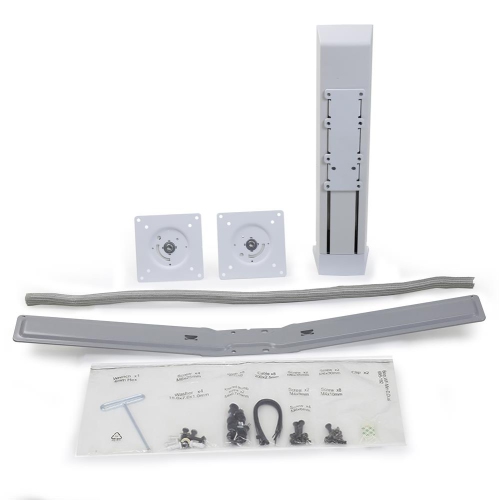 Ergotron WorkFit Dual Monitor Kit - White -