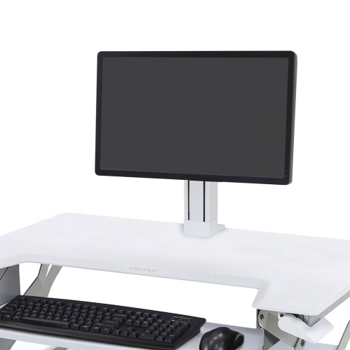 Ergotron WorkFit Single LD Monitor Kit - White -